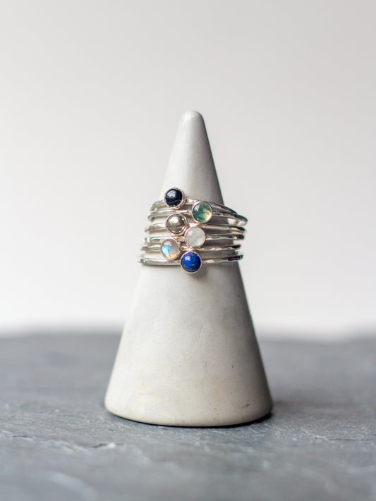 mini gem ring