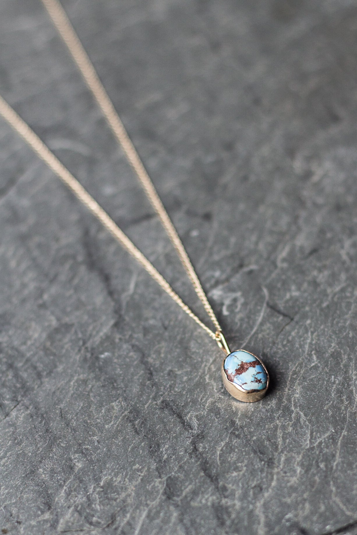 golden hills turquoise necklace 006