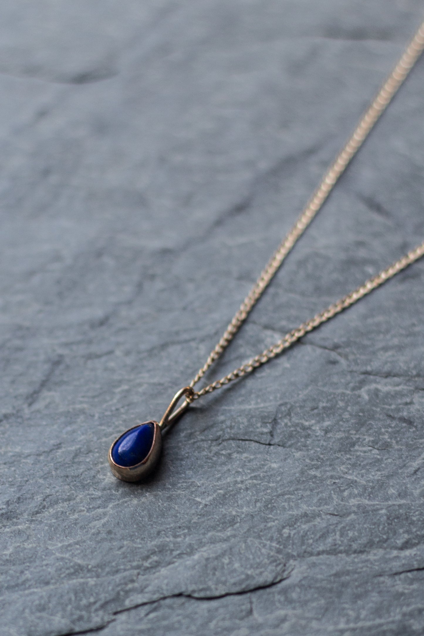 mini lapis necklace 001