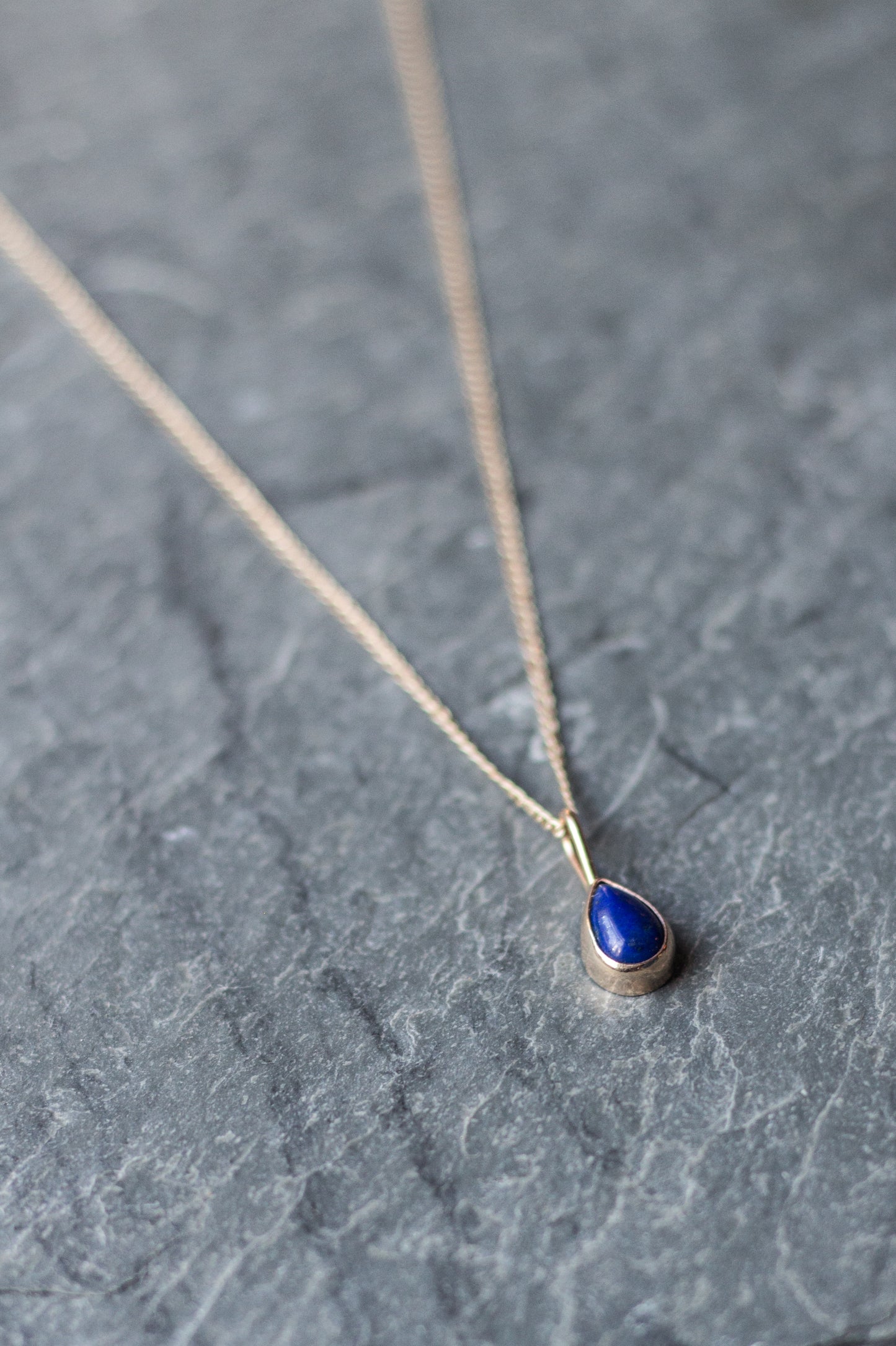 mini lapis necklace 001