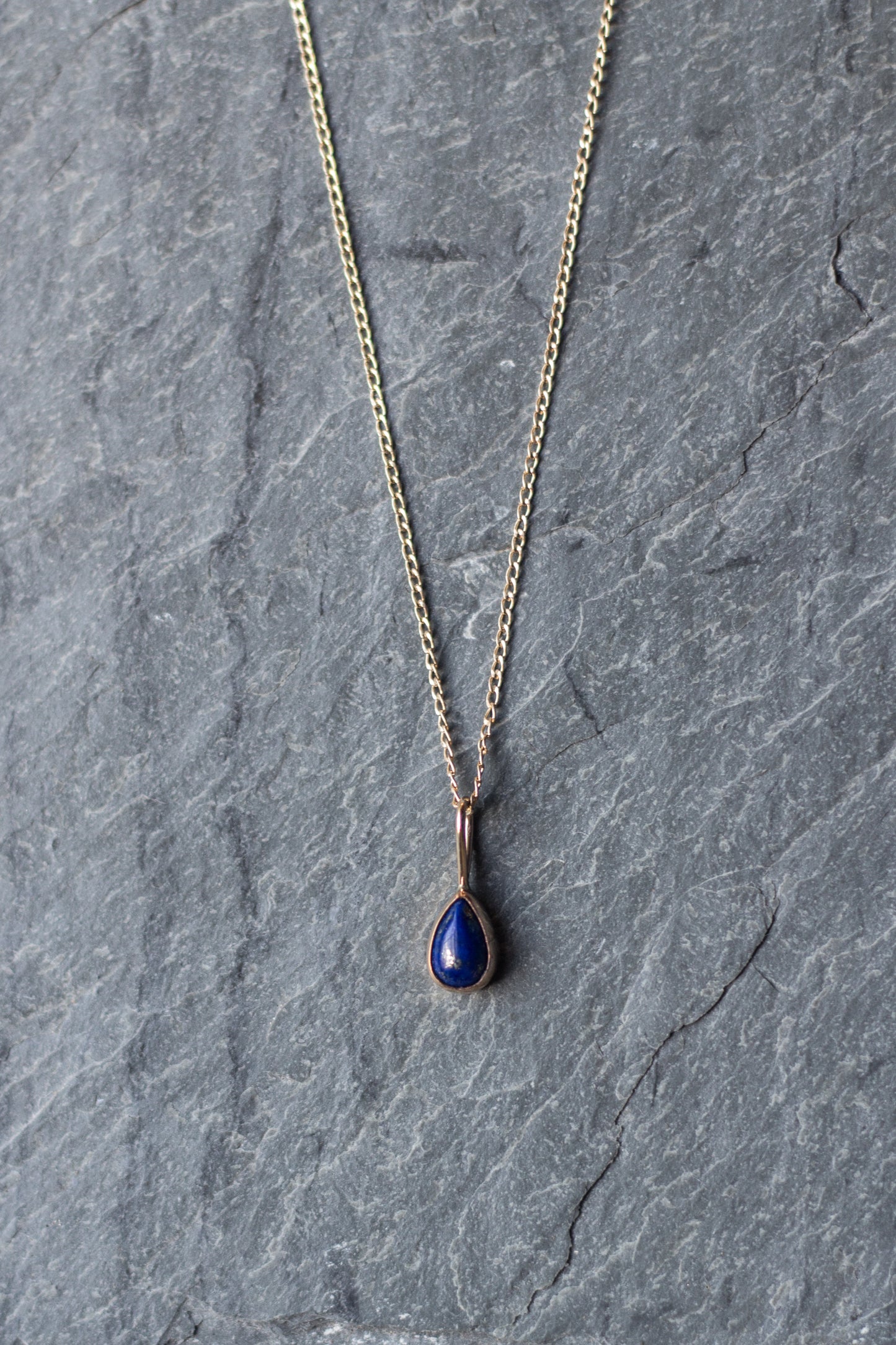 mini lapis necklace 002