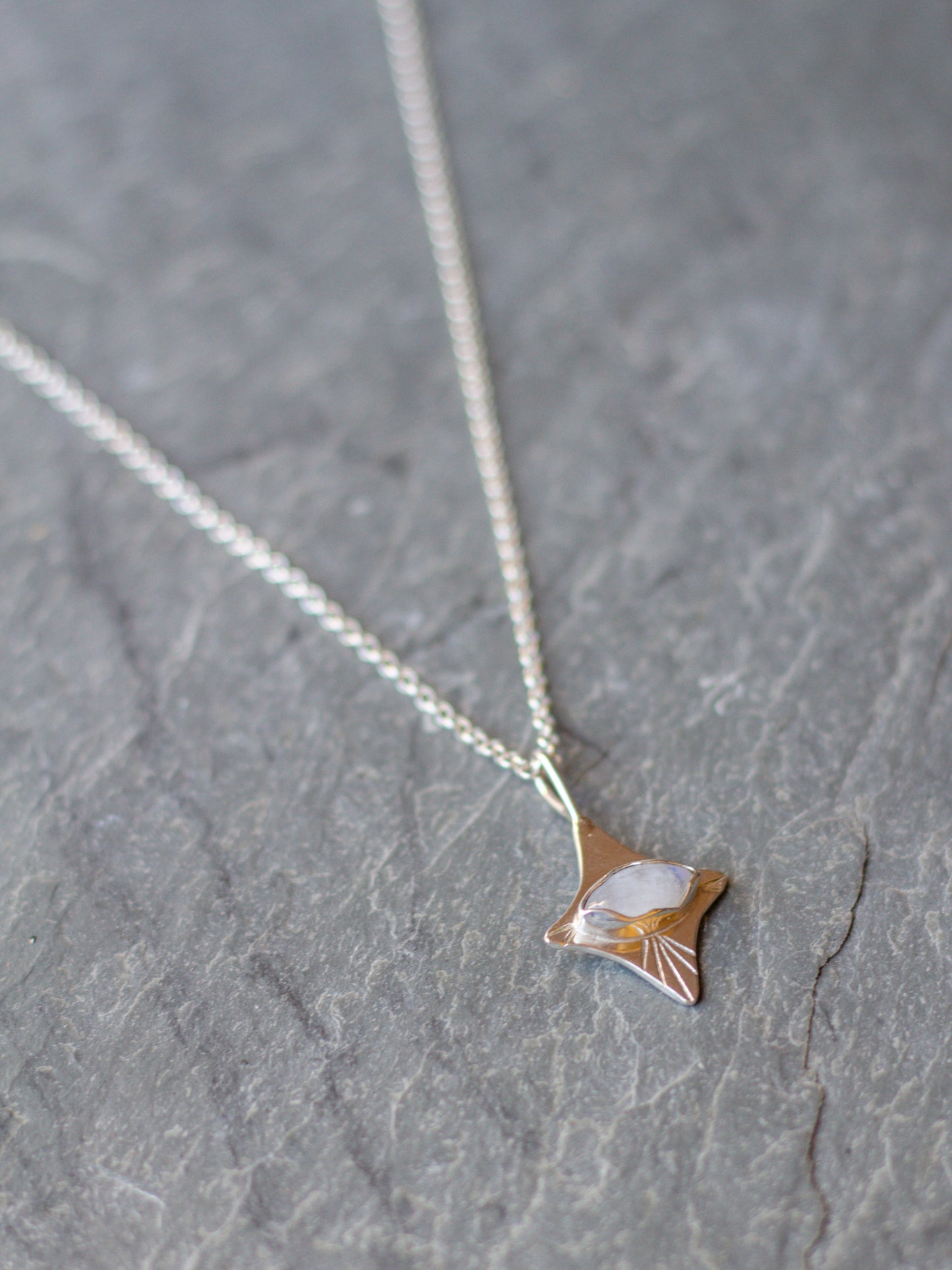 North Star gem necklace 002