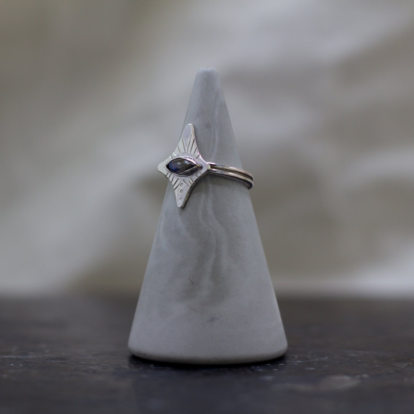 North Star x Labradorite ring