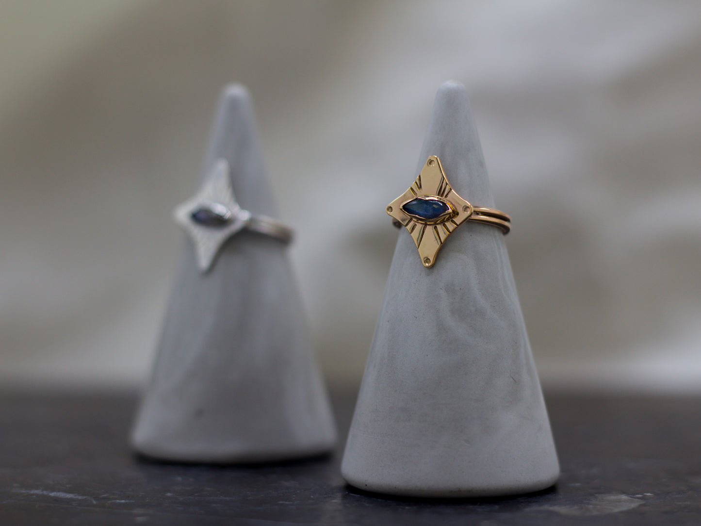 North Star x Labradorite ring