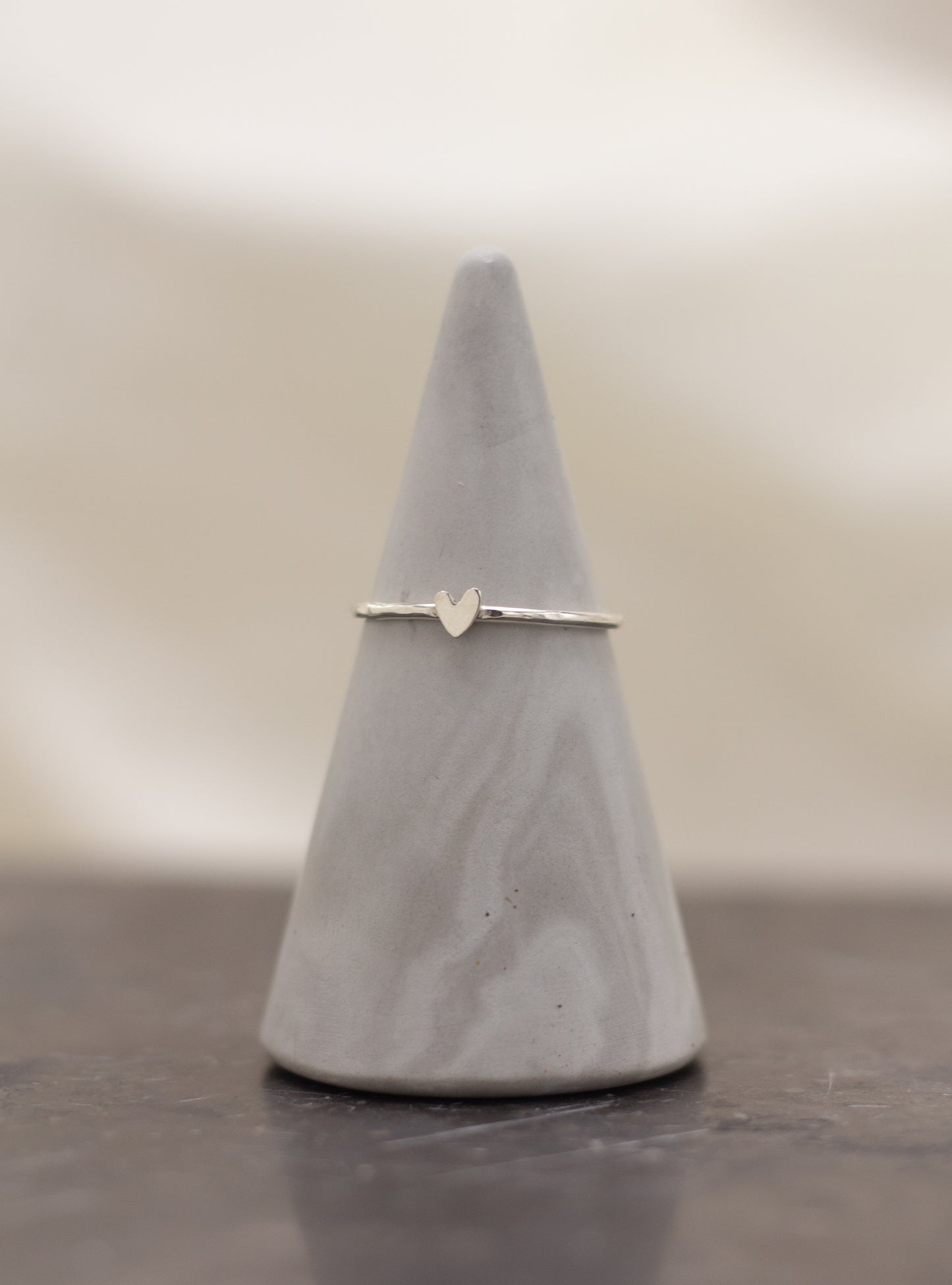 mini heart ring