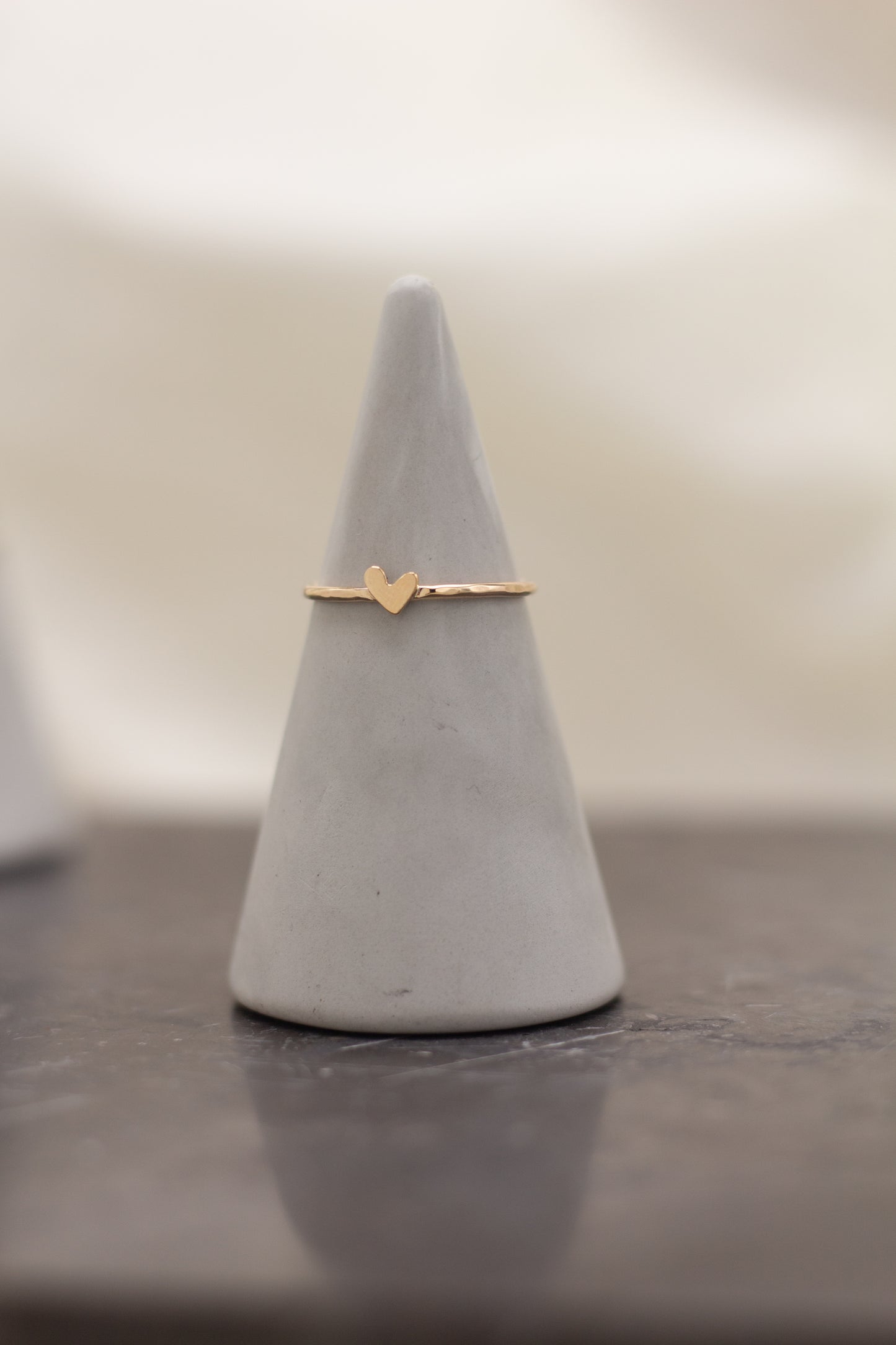 mini heart ring