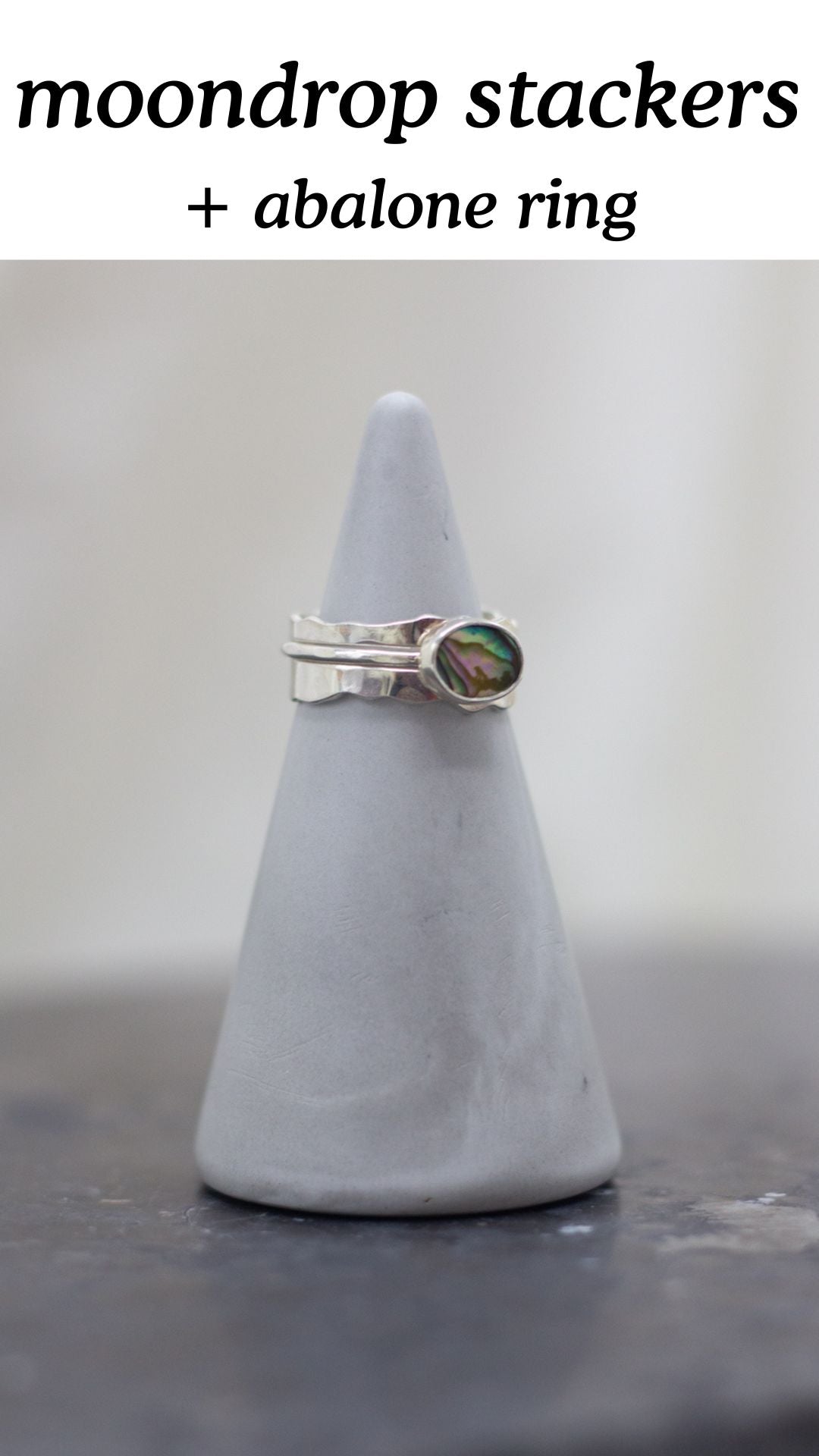abalone stacking ring set