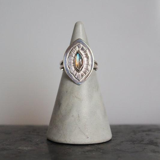 labradorite radiance ring