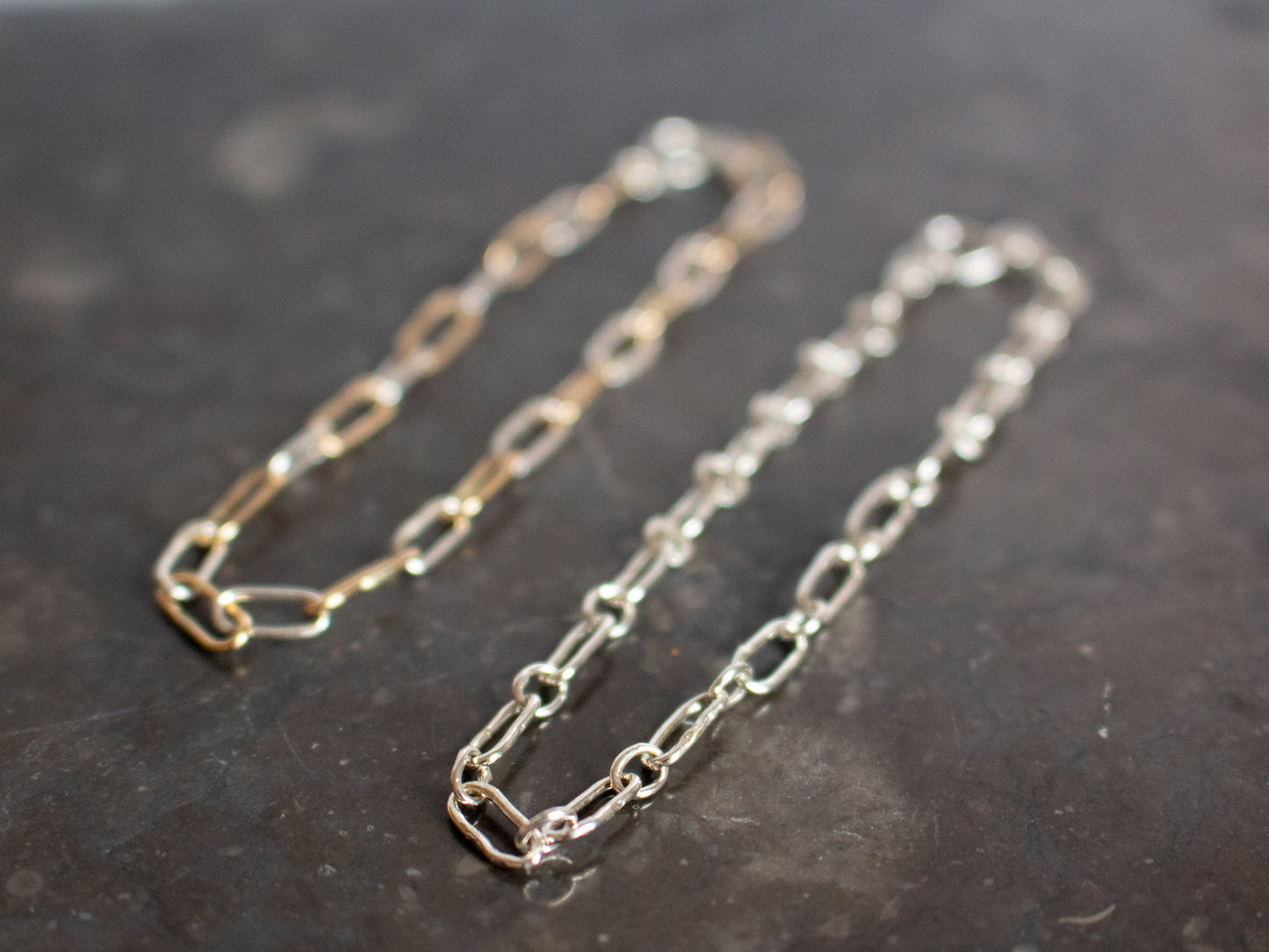 mixed link bracelets