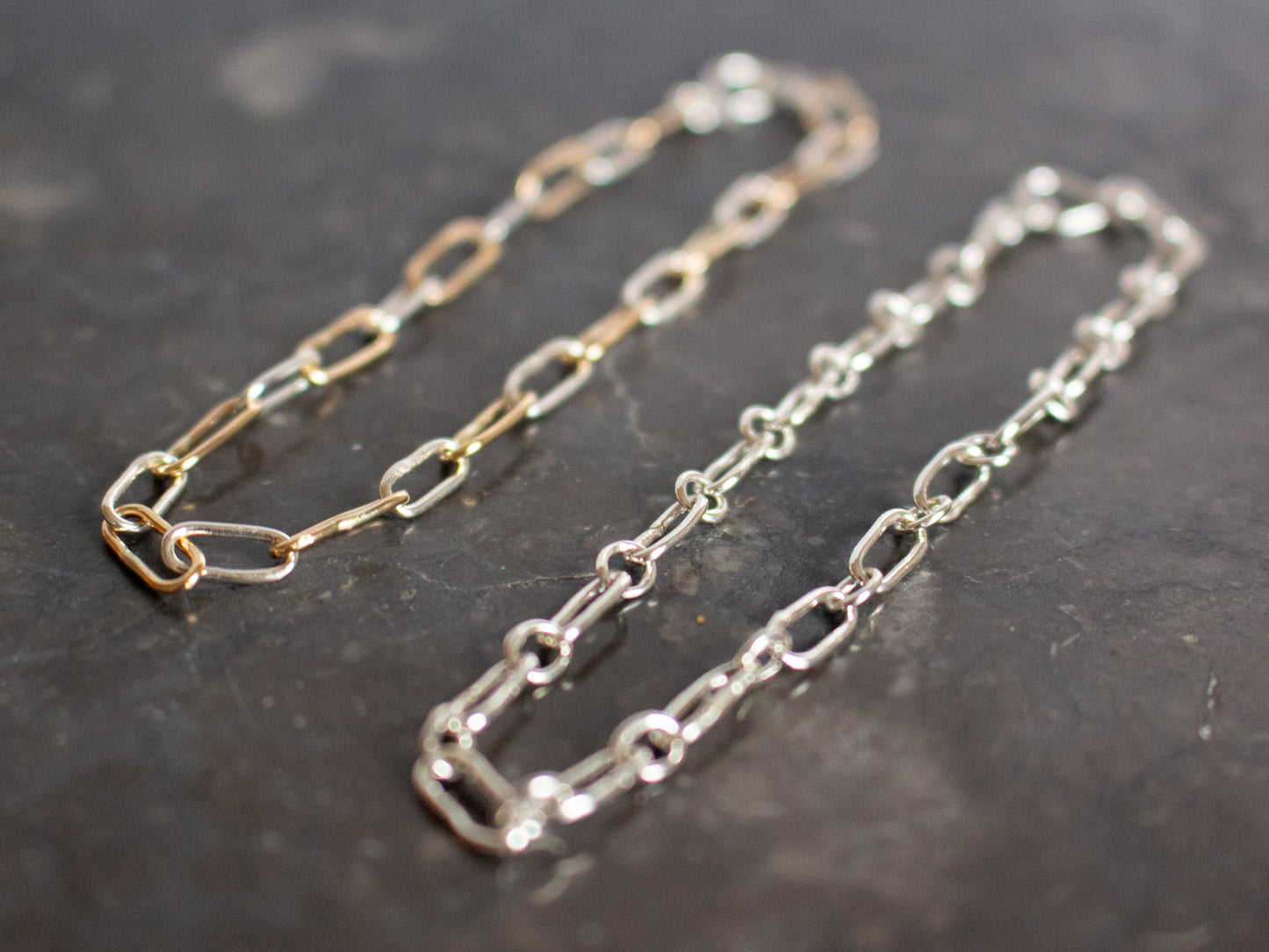 mixed link bracelets