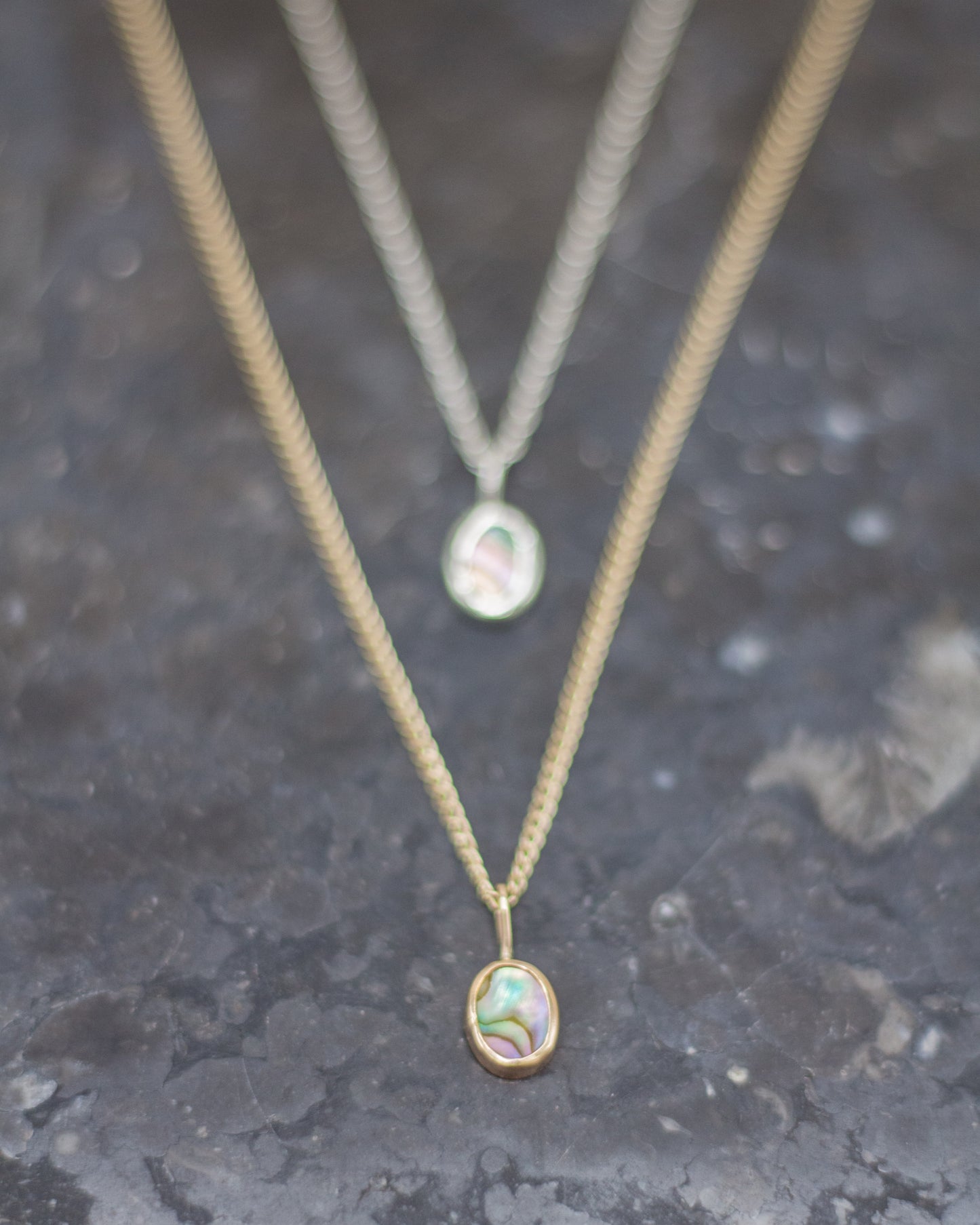 abalone shell pendant