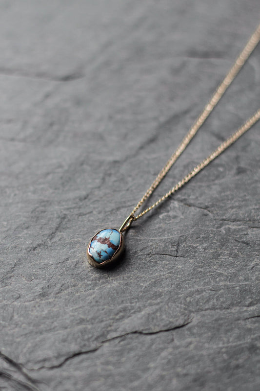 golden hills turquoise necklace 006