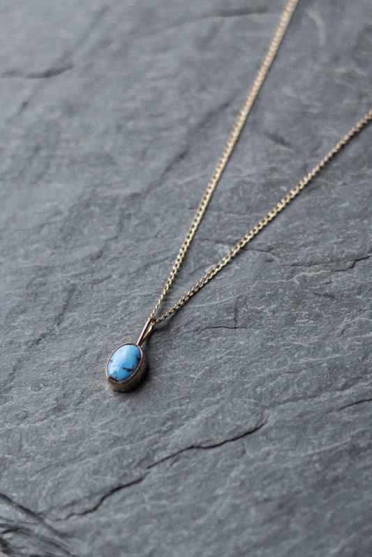 golden hills turquoise necklace 010