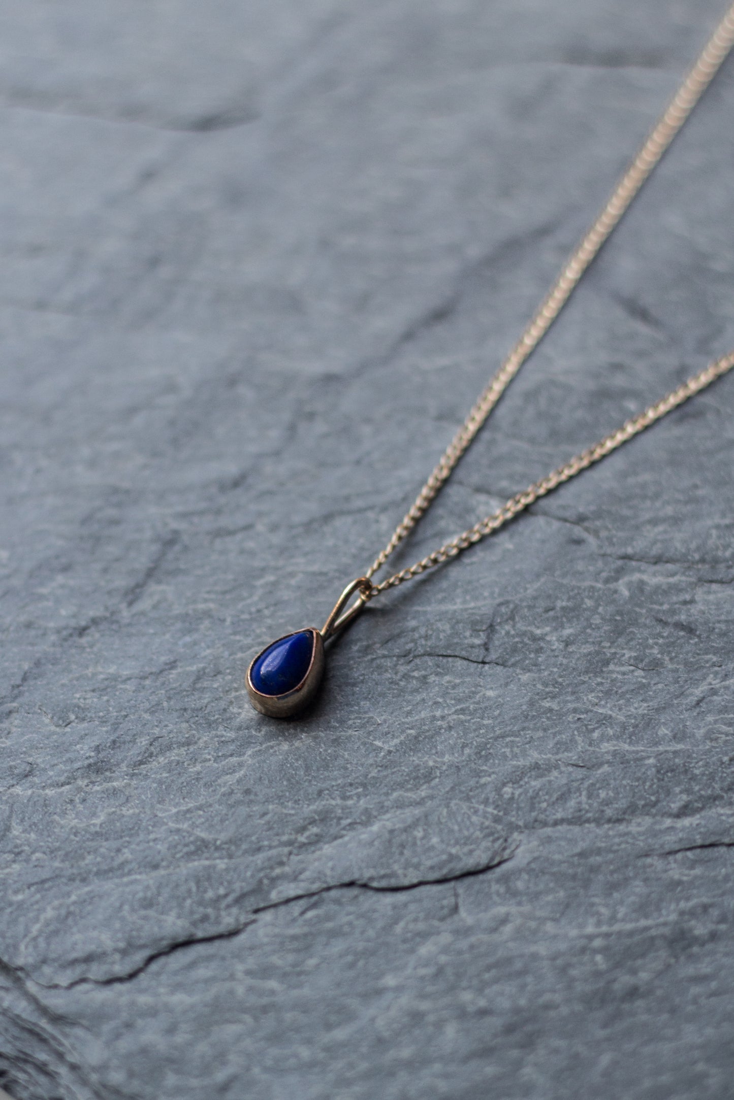 mini lapis necklace 001