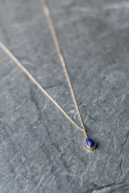 mini lapis necklace 002