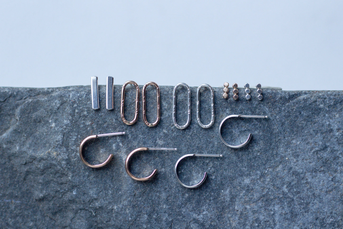 mixed metal stud set workshop
