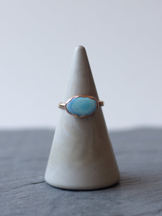 golden hills turquoise ring - size 9