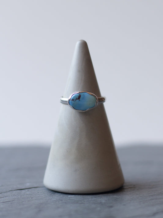 golden hills turquoise ring - size 8