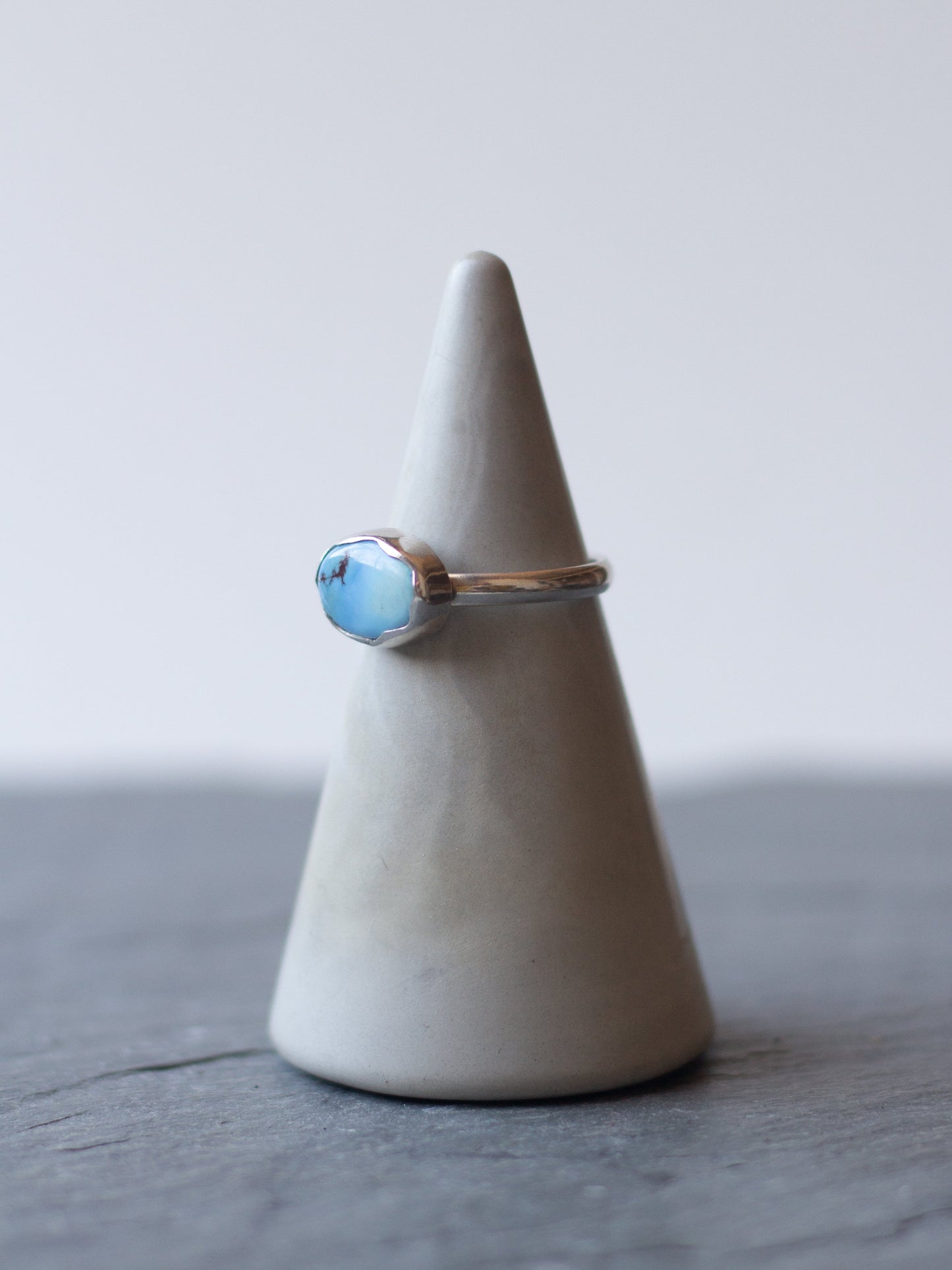 golden hills turquoise ring - size 8