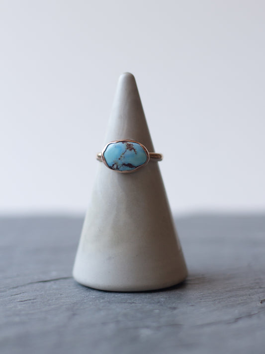 golden hills turquoise ring - size 8.25