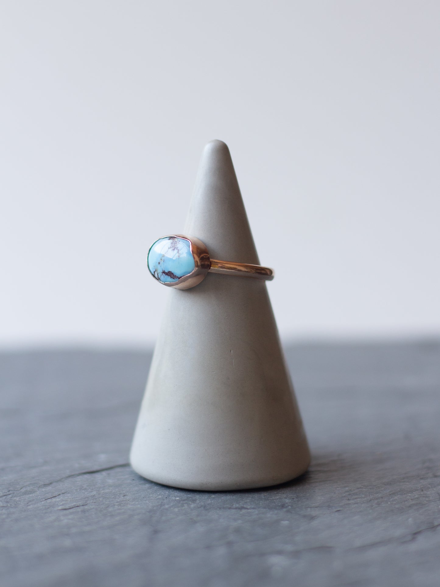 golden hills turquoise ring - size 8.25