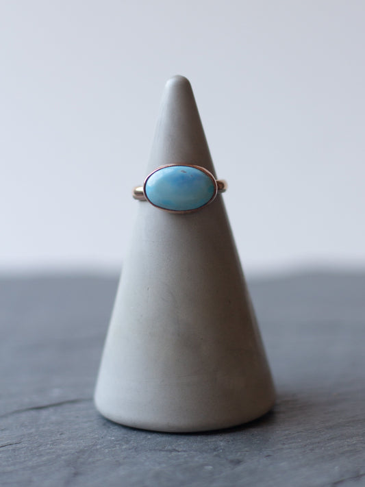 golden hills turquoise ring - size 5