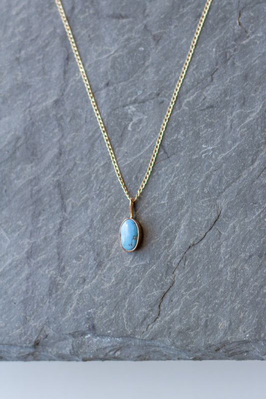 golden hills turquoise necklace 001