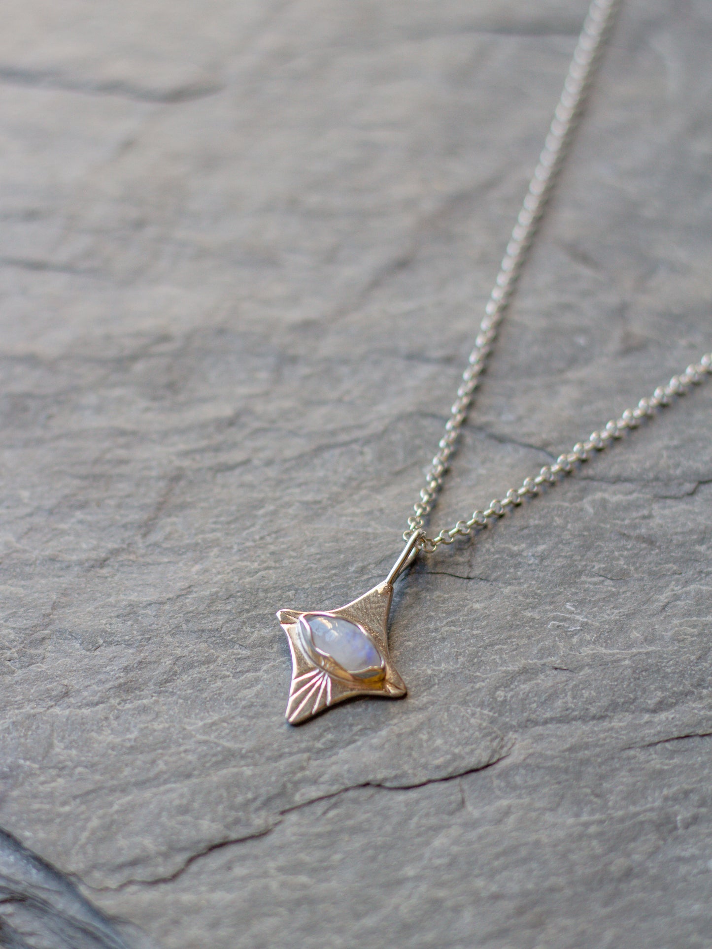 North Star gem necklace 002