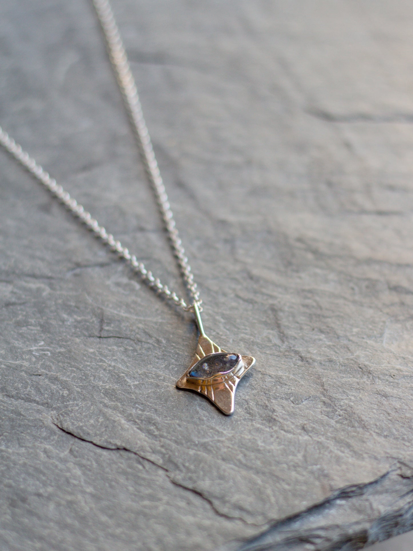 North Star gem necklace 006