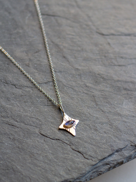 North Star gem necklace 004