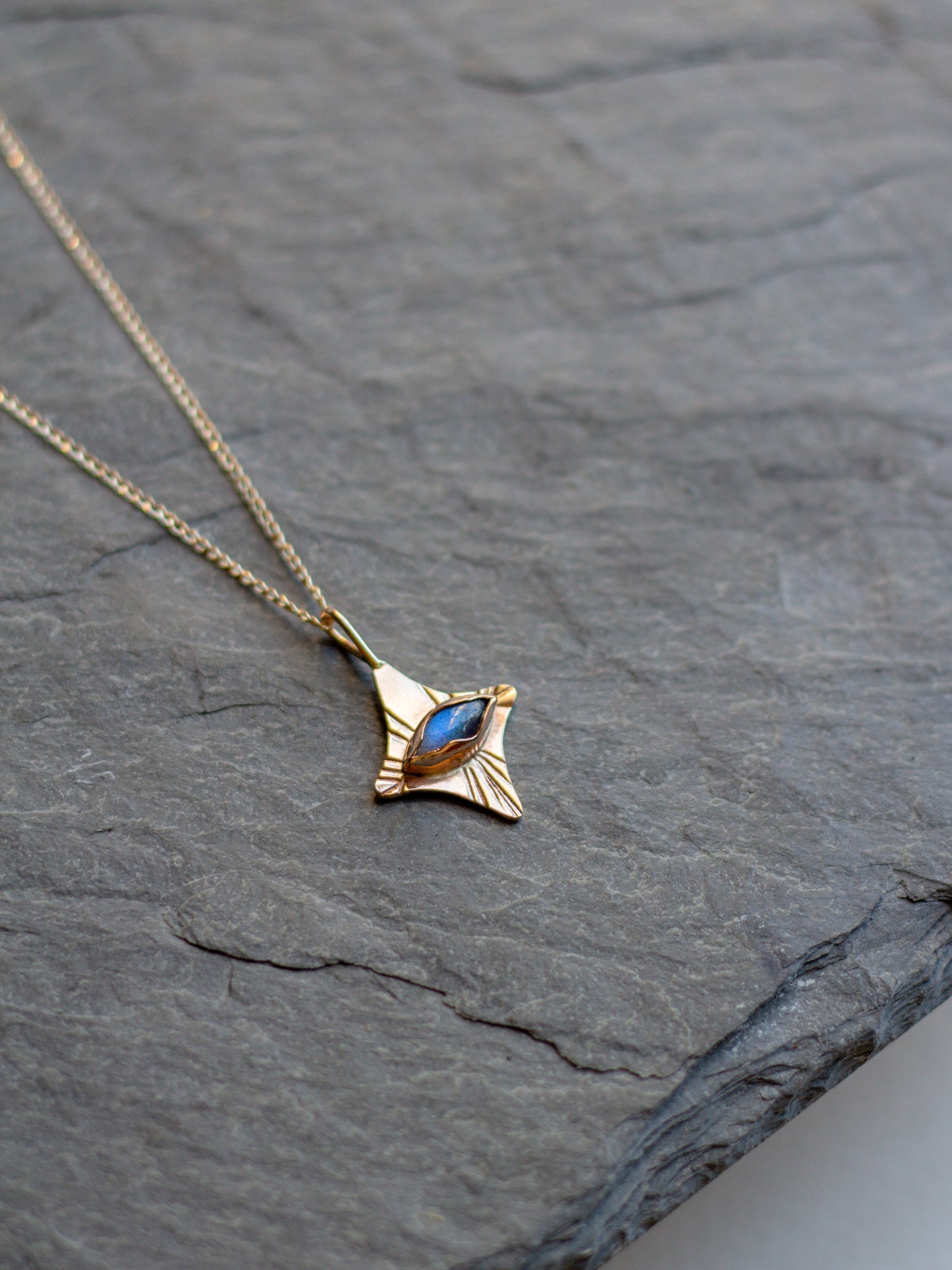 North Star gem necklace 005
