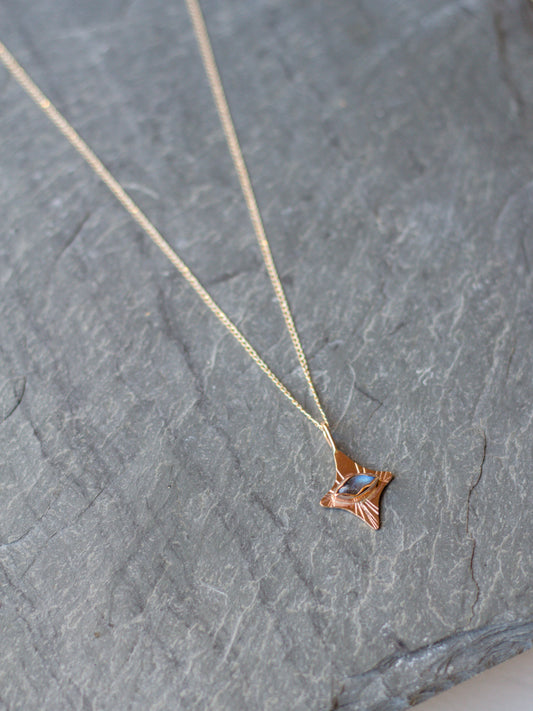 North Star gem necklace 003