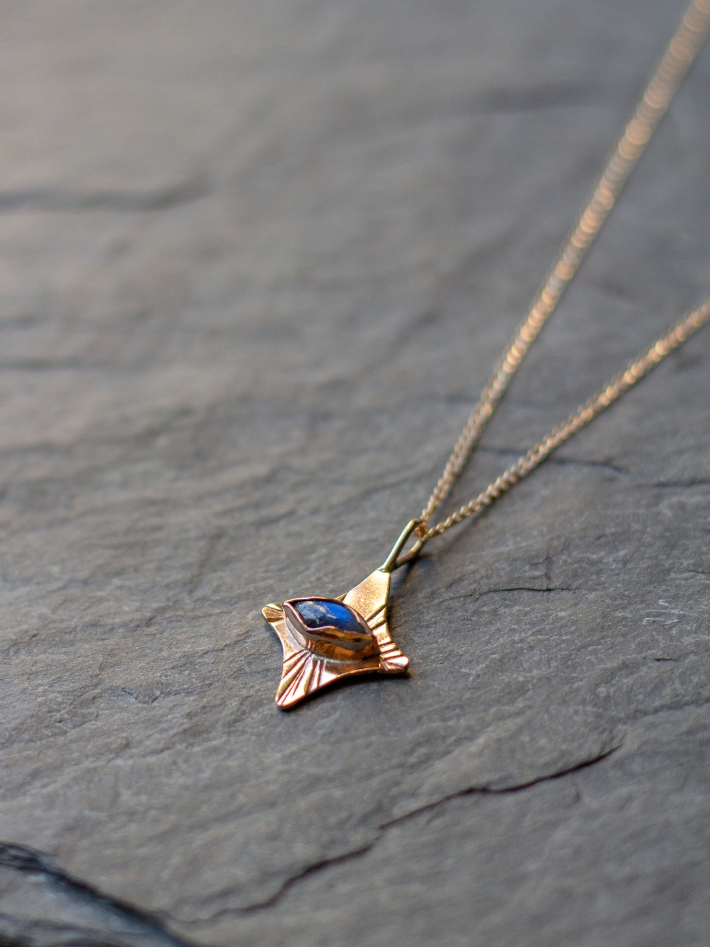 North Star gem necklace 003