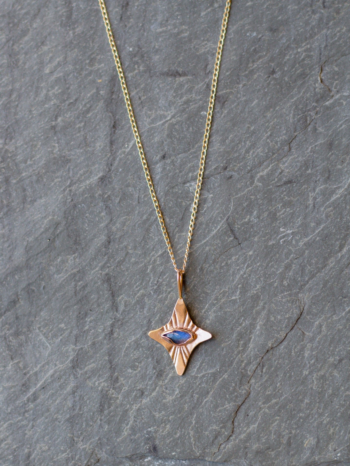 North Star gem necklace 001
