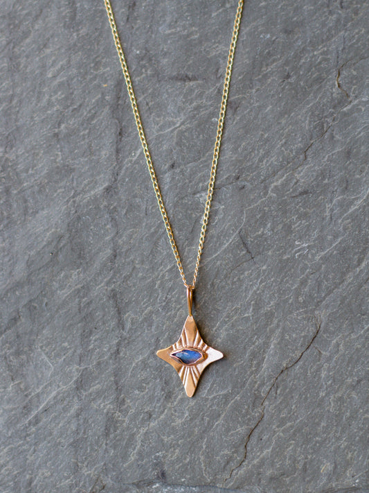 North Star gem necklace 001