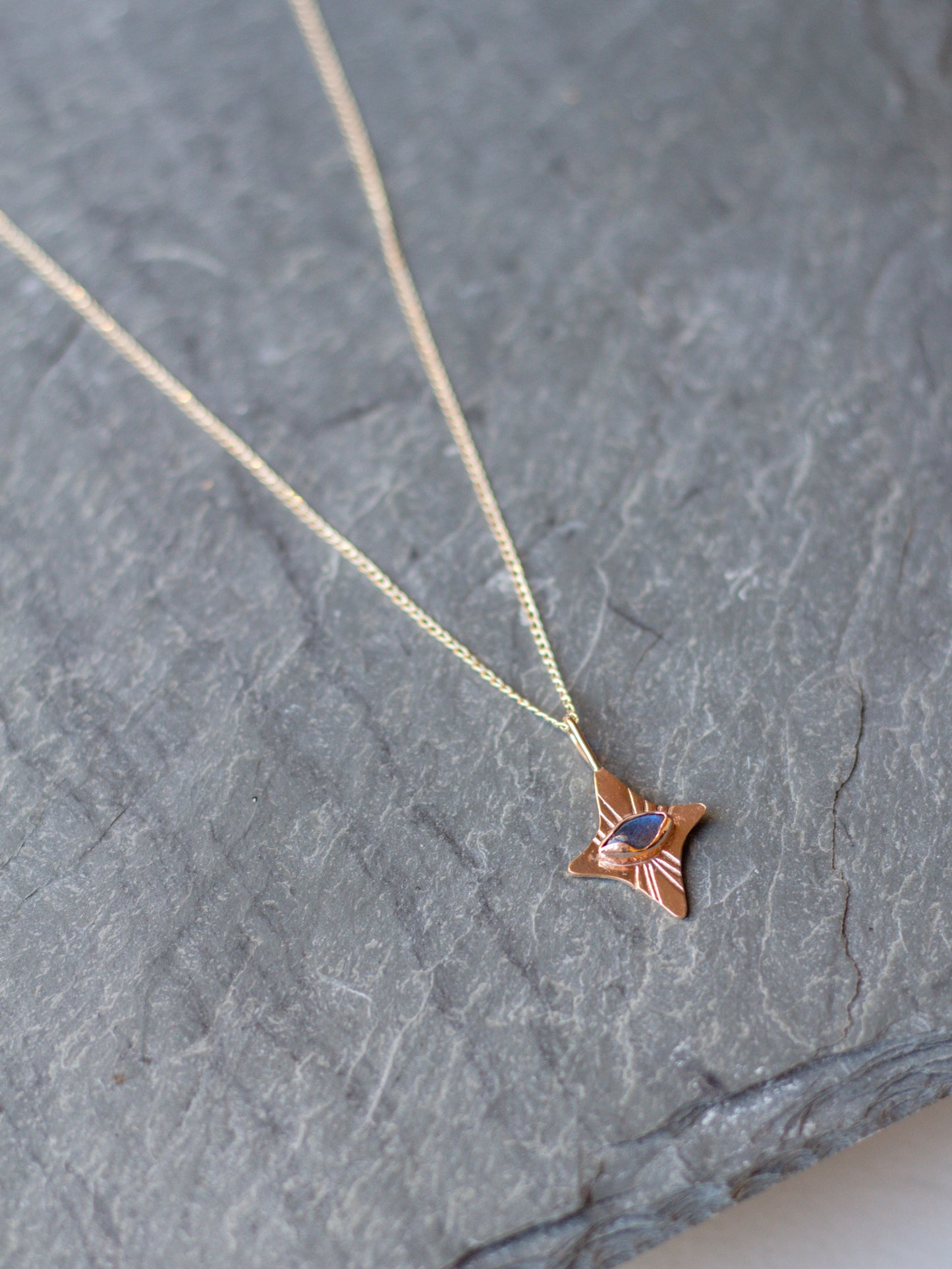 North Star gem necklace 001