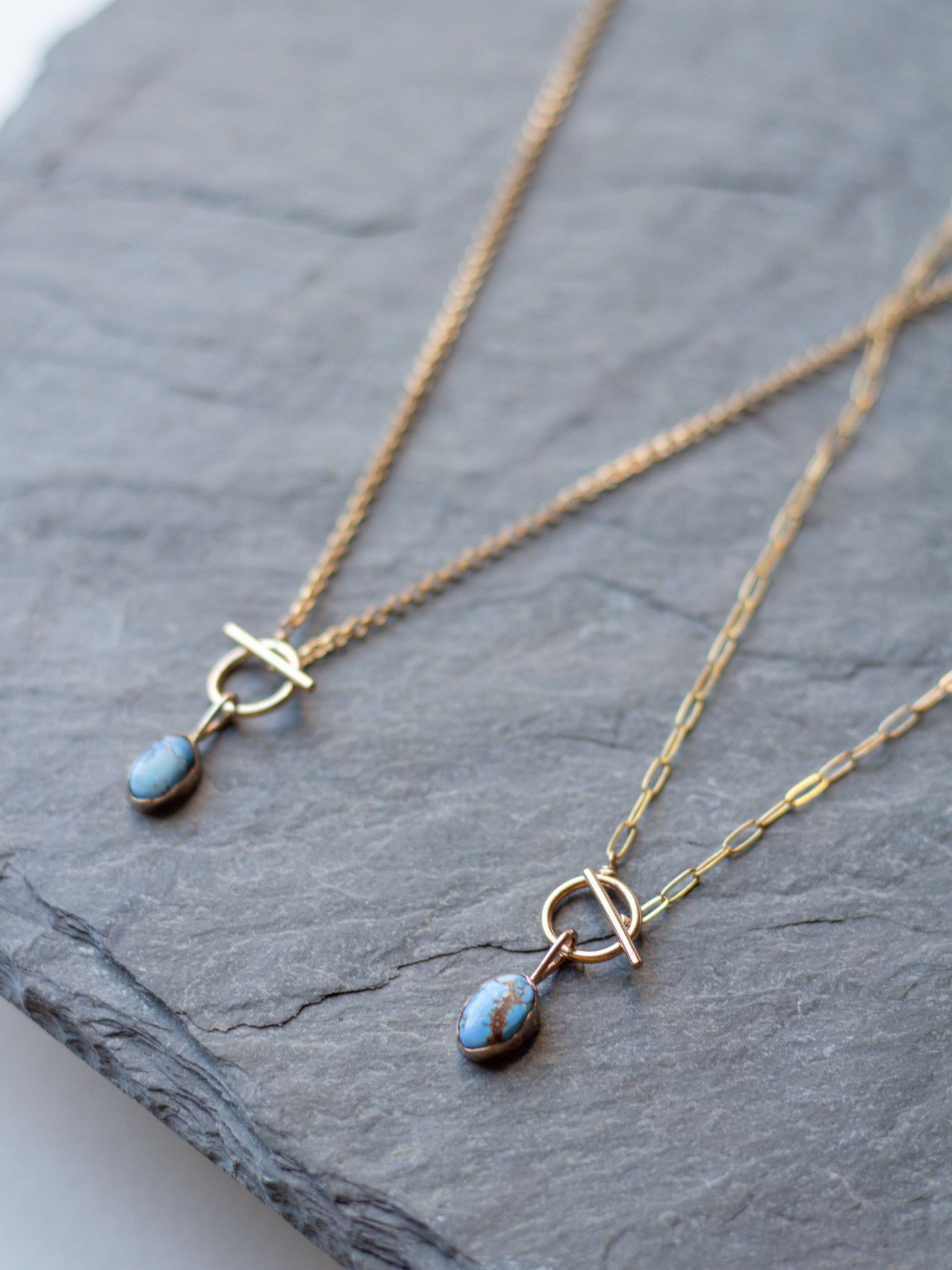 golden hills turquoise toggle necklace 003