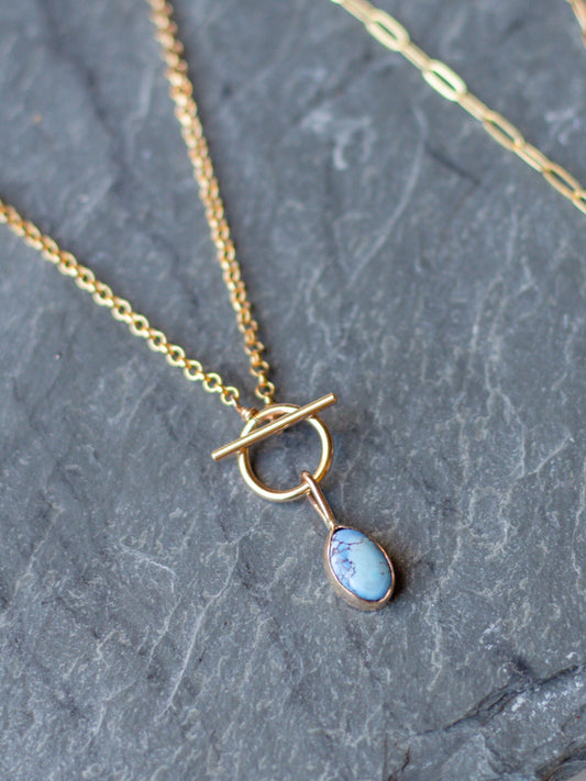 golden hills turquoise toggle necklace 003