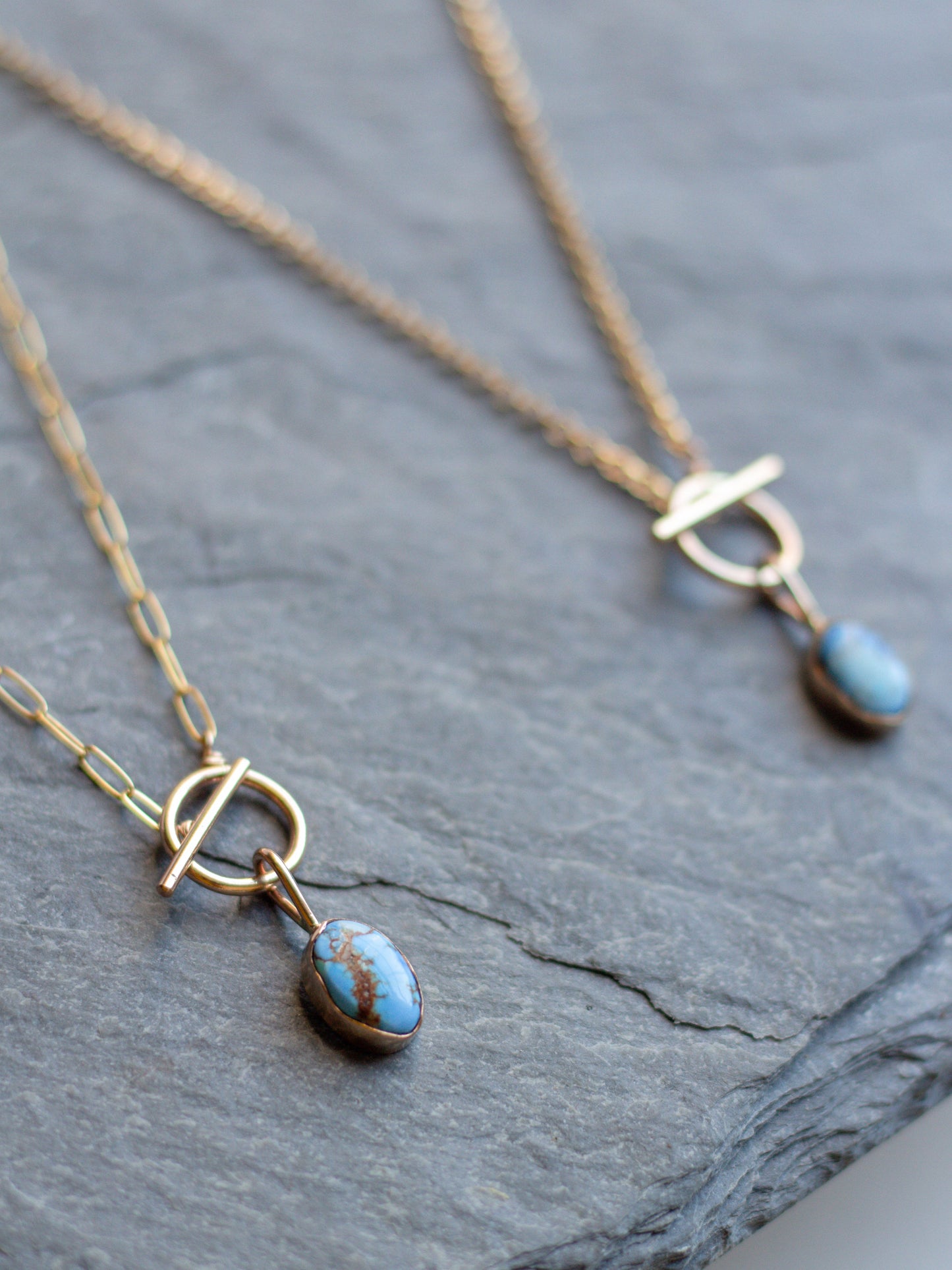 golden hills turquoise toggle necklace 001