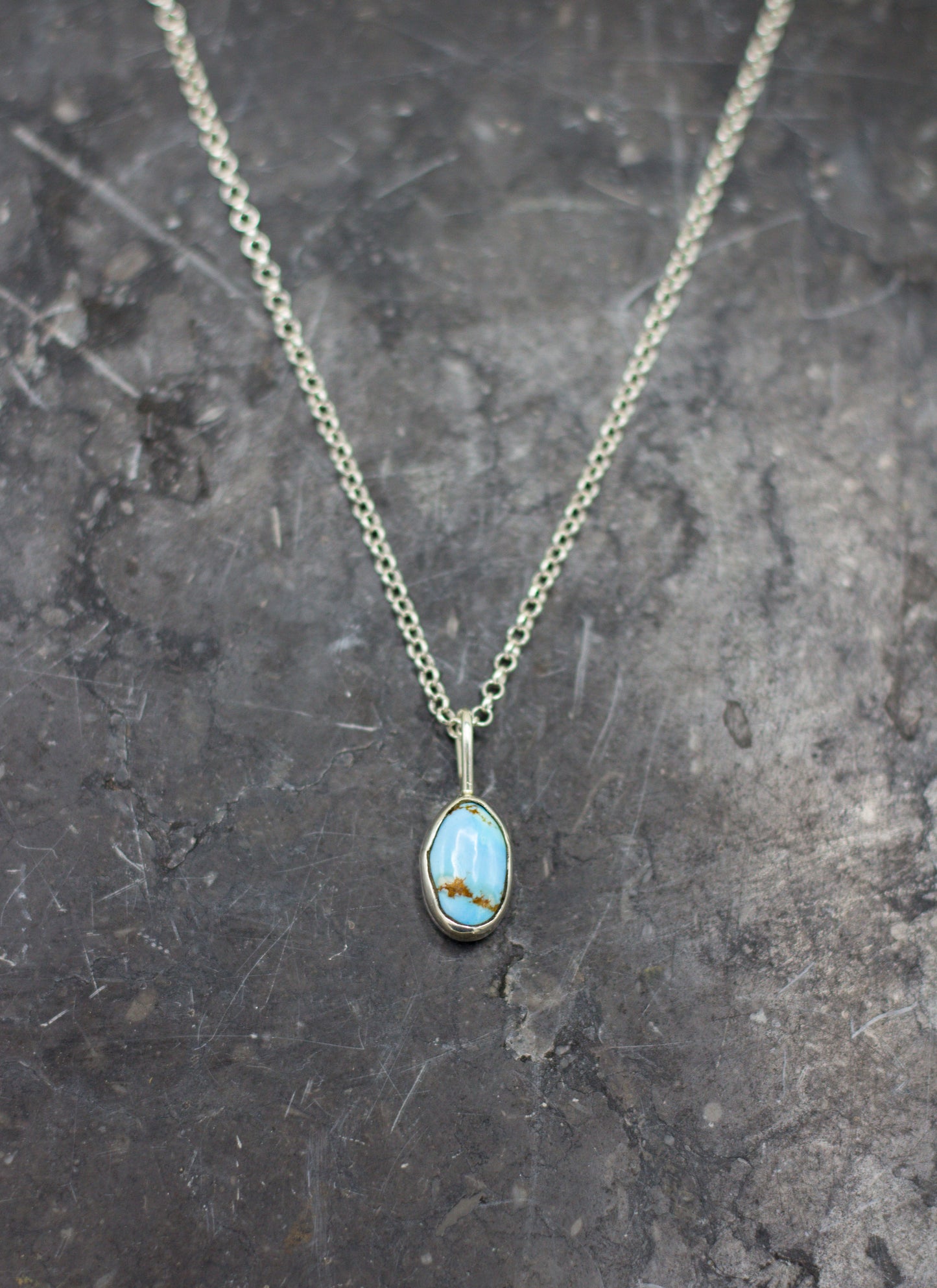 golden hill turquoise pendant 05