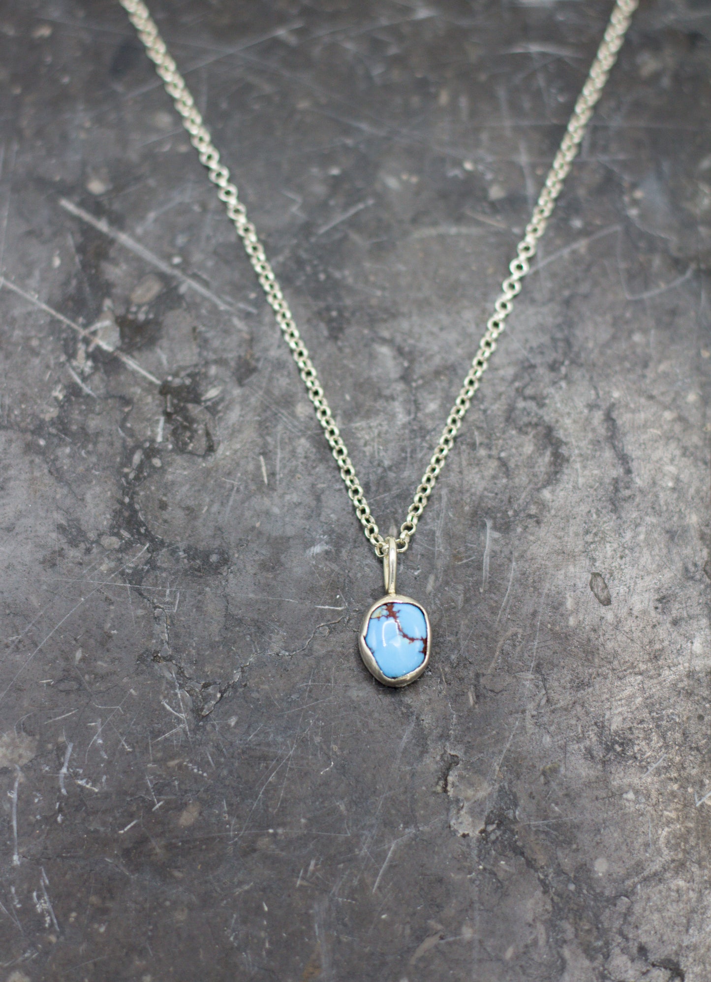 golden hill turquoise pendant 06