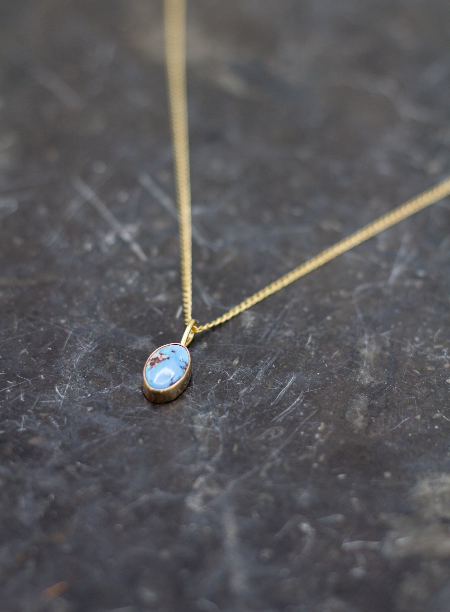 golden hill turquoise pendant 01