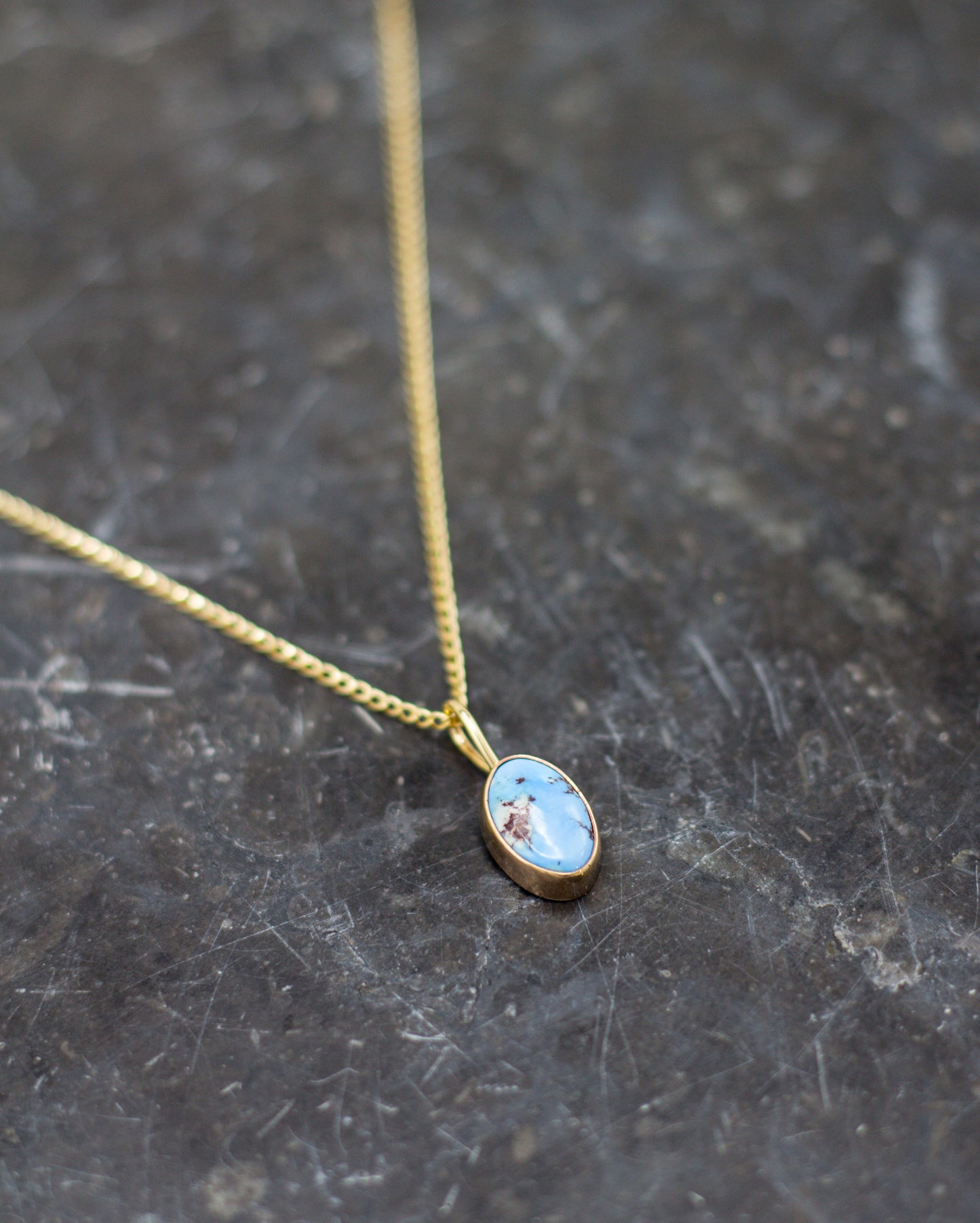 golden hill turquoise pendant 01