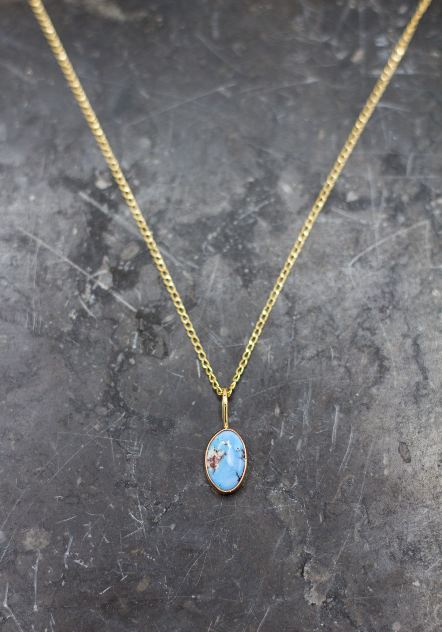 golden hill turquoise pendant 01