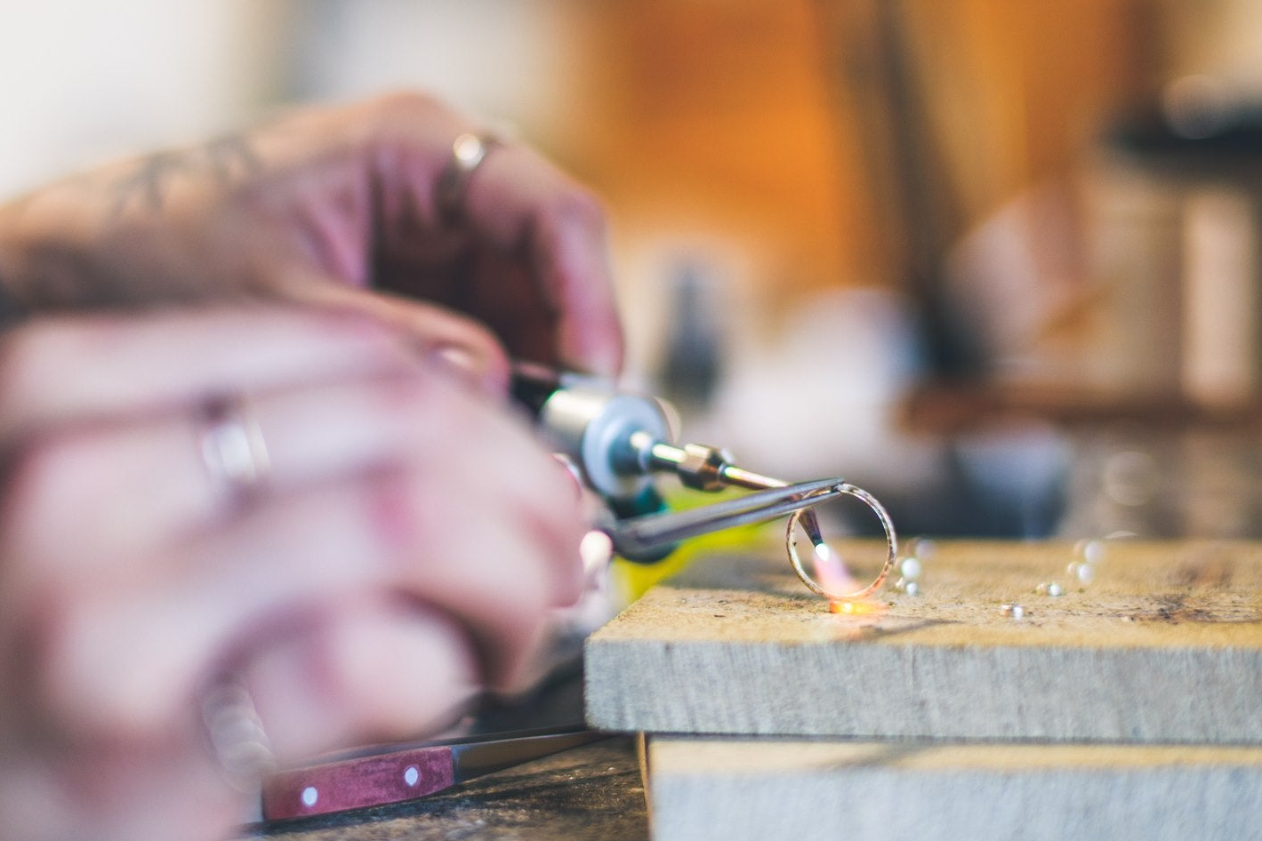 statement gem ring class